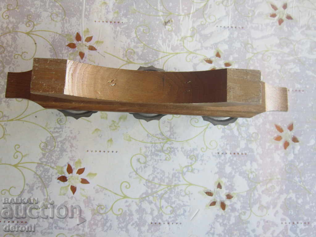 Delivery of Unique candlestick made of wood and tin