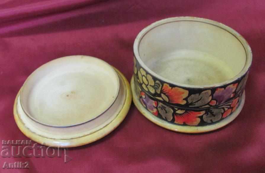 Old Wooden Russian Box - 6