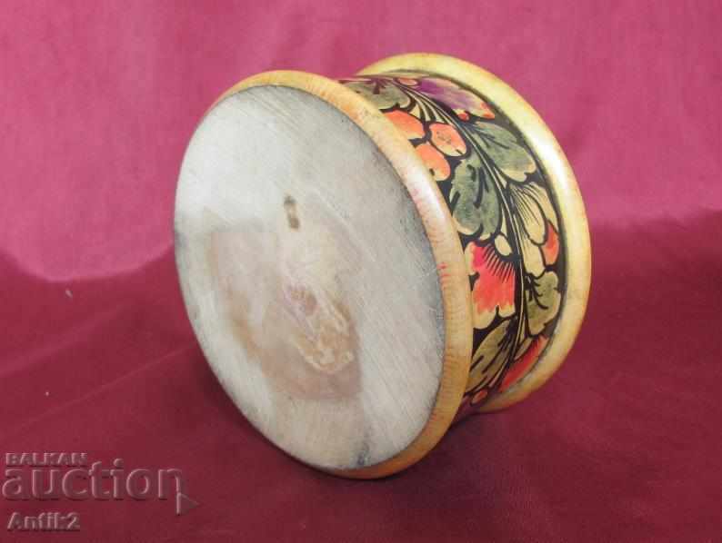 Old Wooden Russian Box - 7