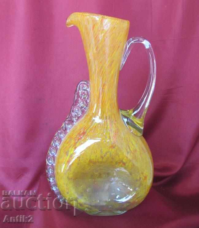Old Crystal Glass Cana, Vase