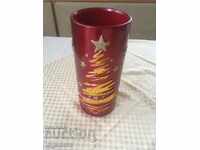 CHRISTMAS VASE CERAMIC NEW