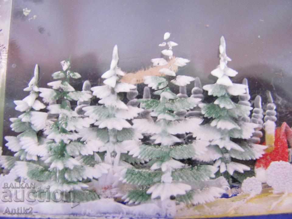 Delivery of 70s Star Souvenir - Winter Landscape - Plexiglass Delivery of 70s Star Souvenir - Winter Landscape - Plexiglass