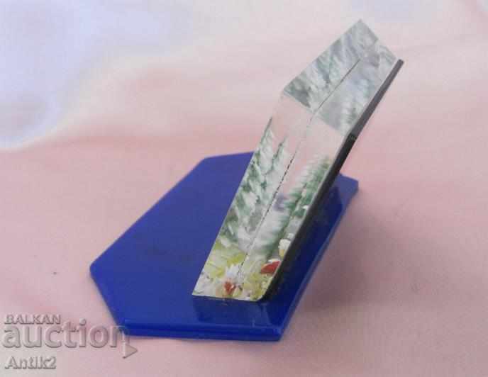 70s Star Souvenir - Winter Landscape - Plexiglass - 5 70s Star Souvenir - Winter Landscape - Plexiglass - 5