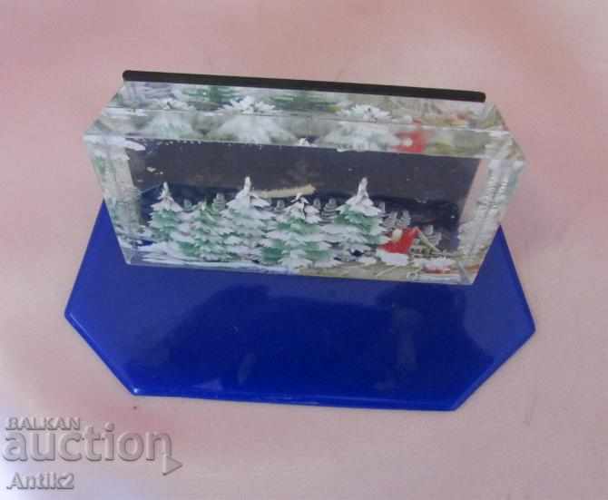 70s Star Souvenir - Winter Landscape - Plexiglass - 7 70s Star Souvenir - Winter Landscape - Plexiglass - 7