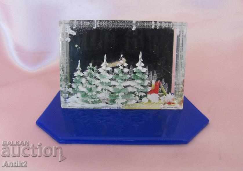 70s Star Souvenir - Winter Landscape - Plexiglass