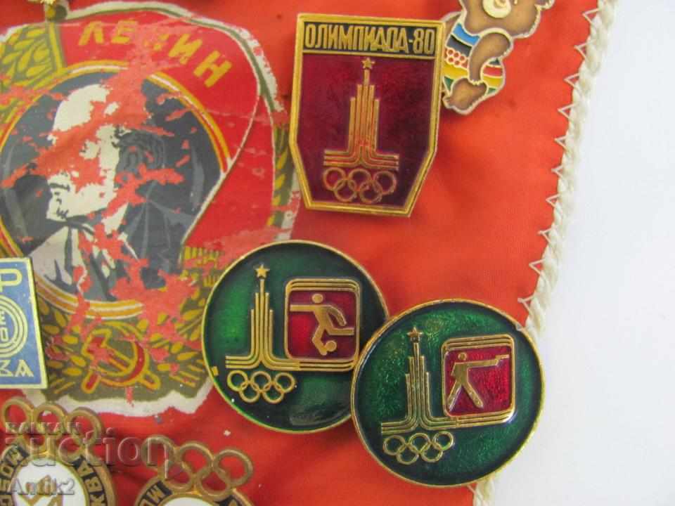 80s Lottery Badges Russian Olympics 23 pieces - 6 80s Lottery Badges Russian Olympics 23 pieces - 6