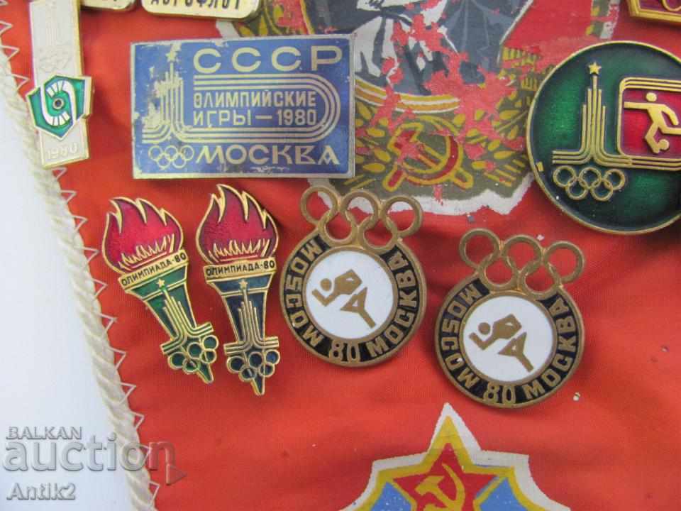 80s Lottery Badges Russian Olympics 23 pieces - 7 80s Lottery Badges Russian Olympics 23 pieces - 7