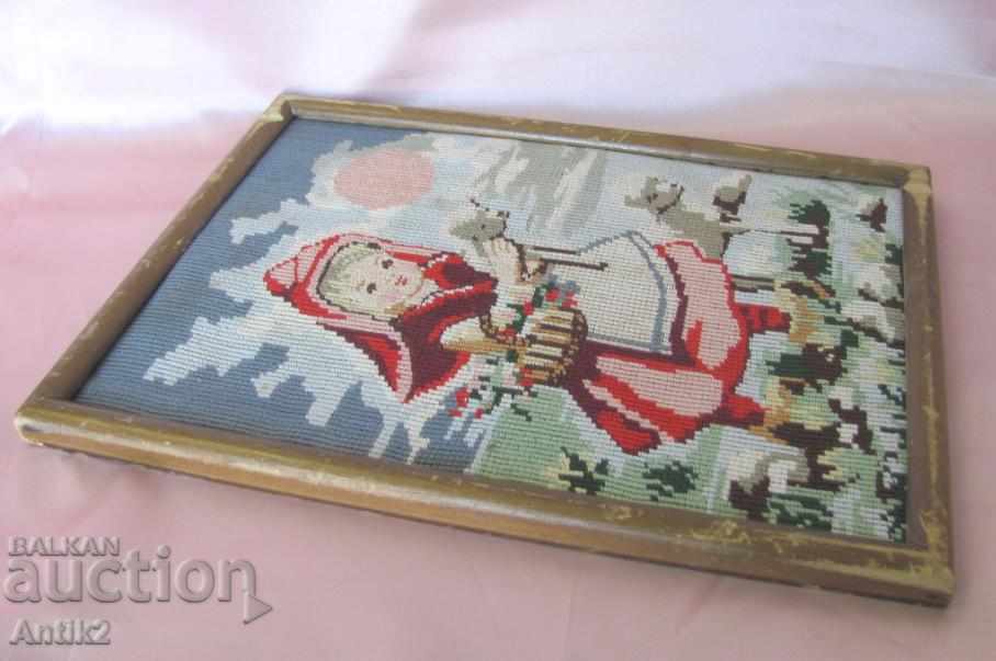 19th century Tapestry - The Red Riding Hood - 7 19th century Tapestry - The Red Riding Hood - 7