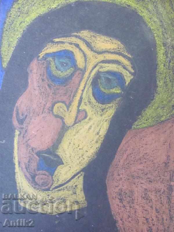 Old Original Pastel Painting with price 80.00 BGN | € 40.90 Old Original Pastel Painting with price 80.00 BGN | € 40.90