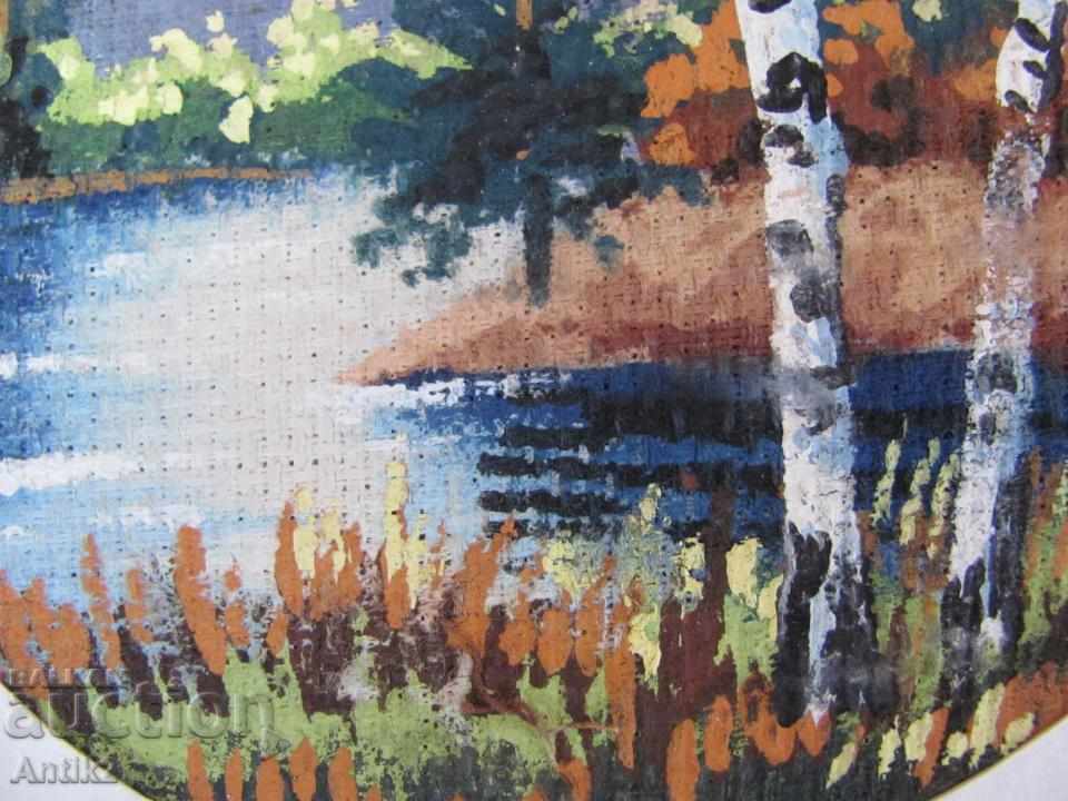 Delivery of Old Original Watercolor Painting Delivery of Old Original Watercolor Painting