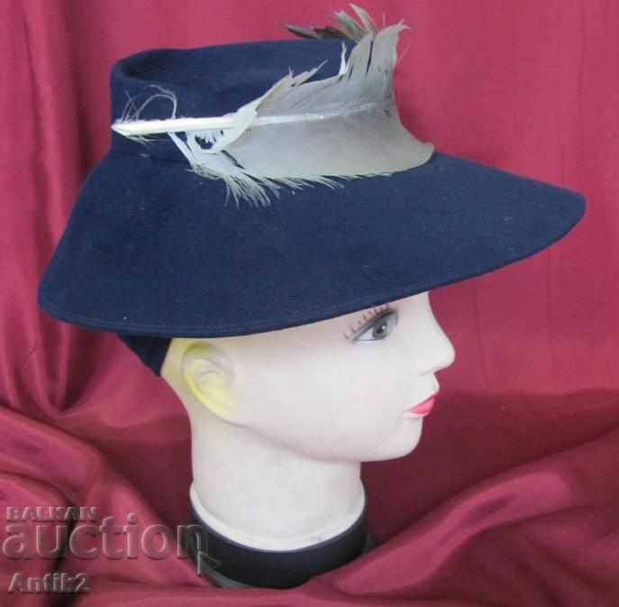 19th Century Women's Hat Felt with price 35.00 BGN | € 17.90 19th Century Women's Hat Felt with price 35.00 BGN | € 17.90