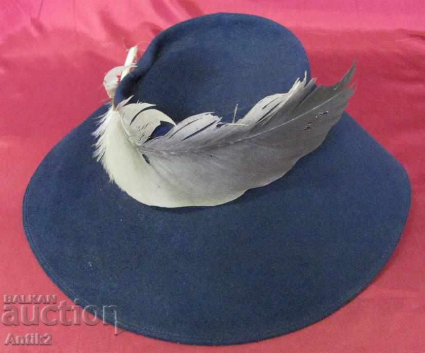 19th Century Women's Hat Felt - 5 19th Century Women's Hat Felt - 5