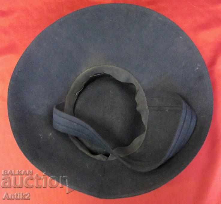 19th Century Women's Hat Felt - 6 19th Century Women's Hat Felt - 6