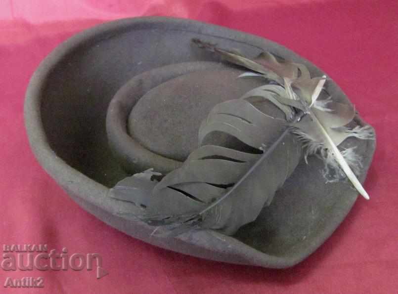 19th Century Women's Hat Felt - 6 19th Century Women's Hat Felt - 6