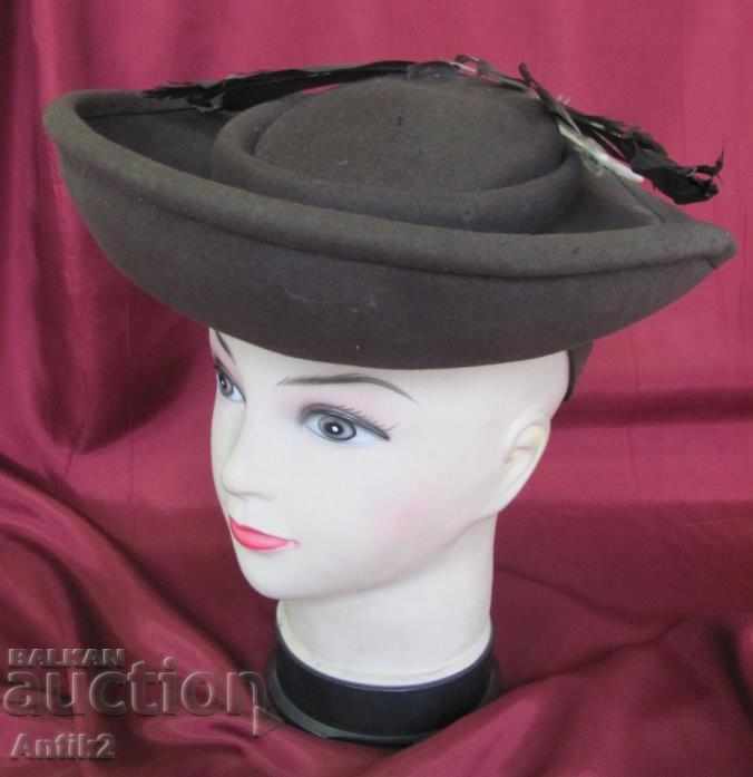 19th Century Women's Hat Felt