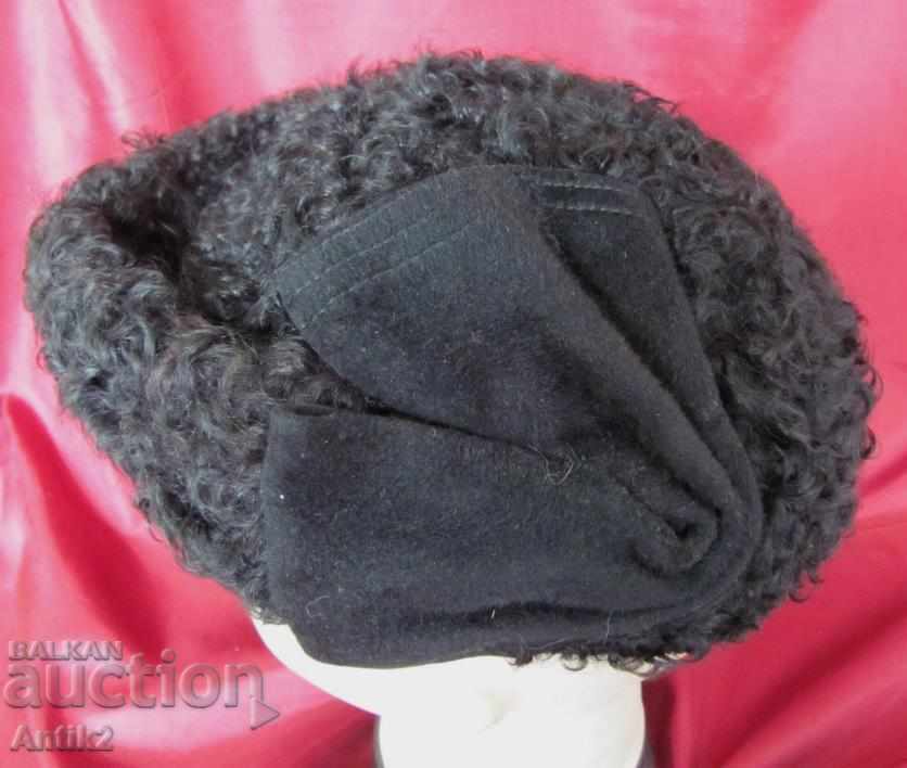 Pălăria de iarnă antică pentru femei din secolul 19