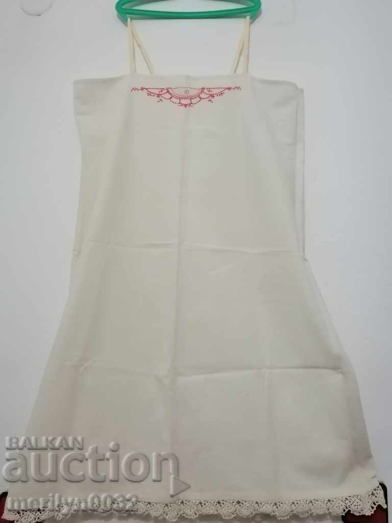 Old woven overalls made of costume kenar embroidery