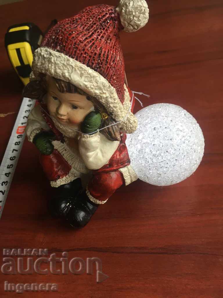 Auction  CHRISTMAS FIGURE GLOWING NEW