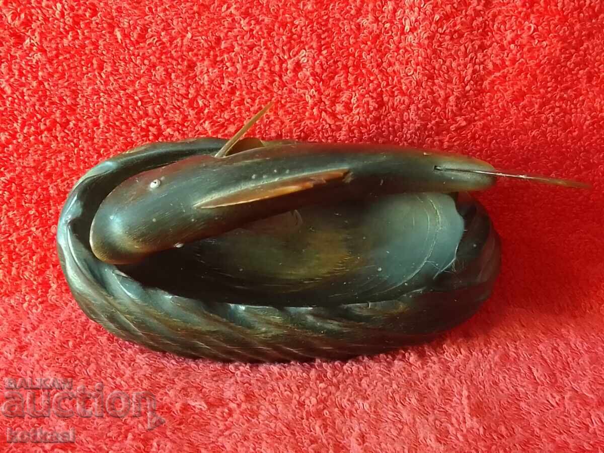 Old Horn Shark Fish Statuette Figure - 6