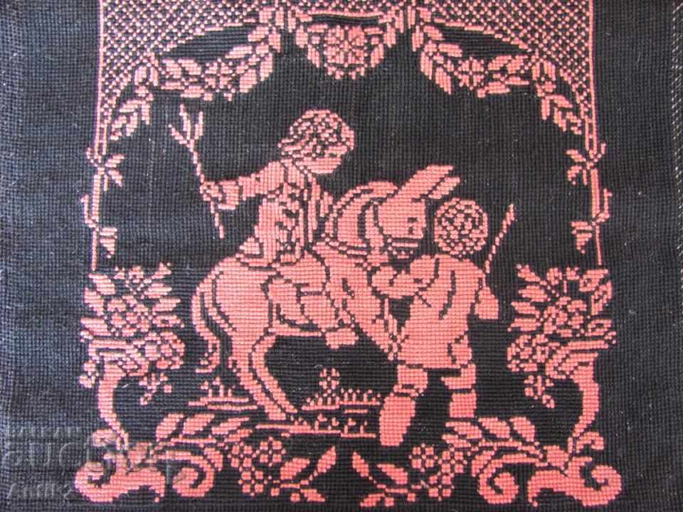 Delivery of 19 Century Hand Embroidered Pillow Delivery of 19 Century Hand Embroidered Pillow