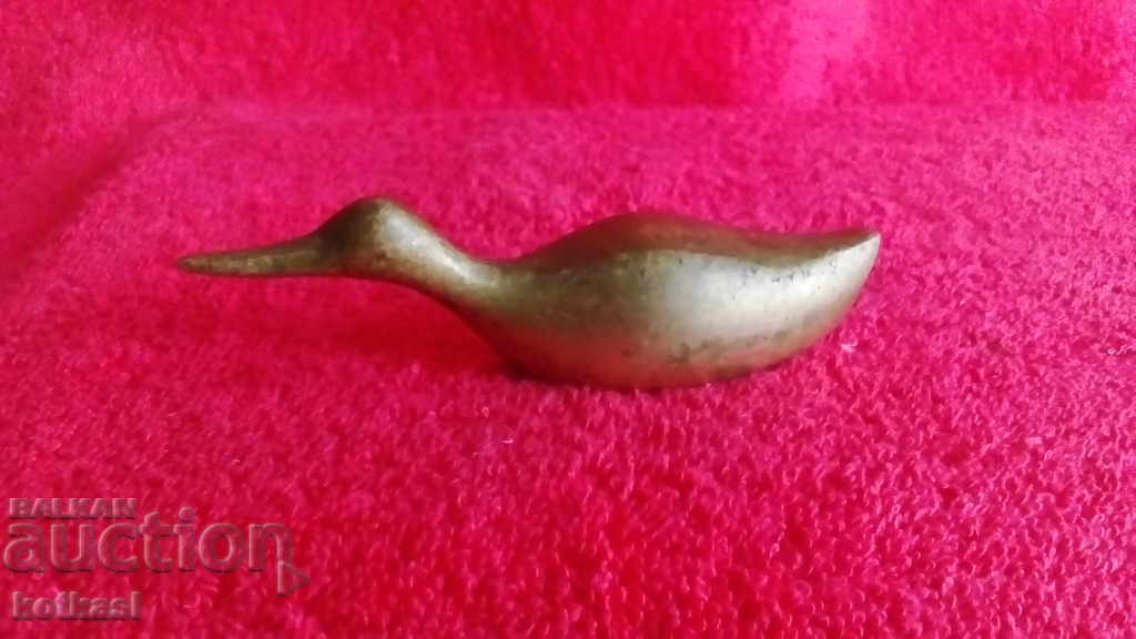 Παλιά μεταλλική μπρούτζινη πάπια - 5 Παλιά μεταλλική μπρούτζινη πάπια - 5