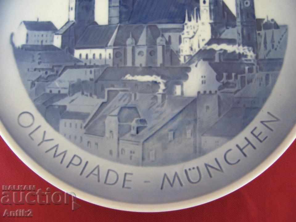 1972 Decorative Souvenir Plate of the Munich Olympics - 5