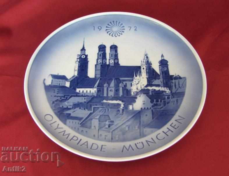 1972 Decorative Souvenir Plate of the Munich Olympics - 6