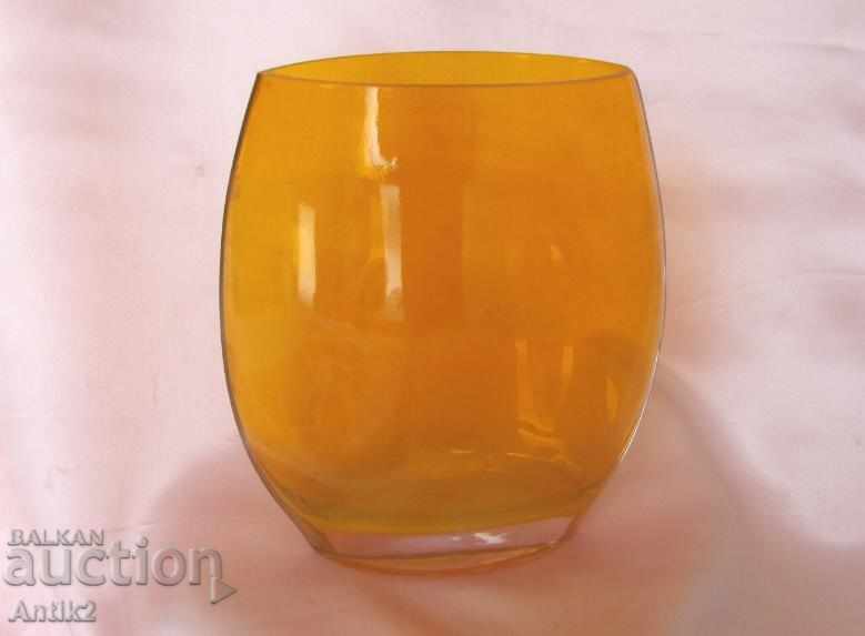 Old Art Crystal Vase with price 45.00 BGN | € 23.01