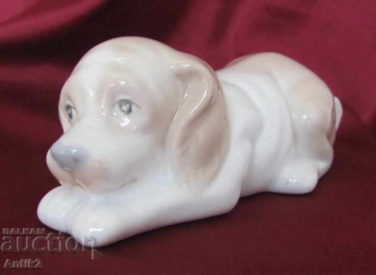Delivery of Old Porcelain Figurine - Dog Russia
