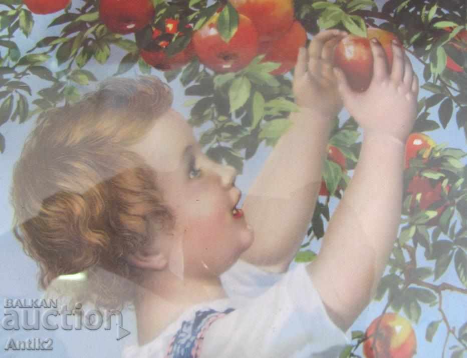 Δημοπρασία Πρωτότυπο Χρωμολιθόγραφο 19ου αιώνα