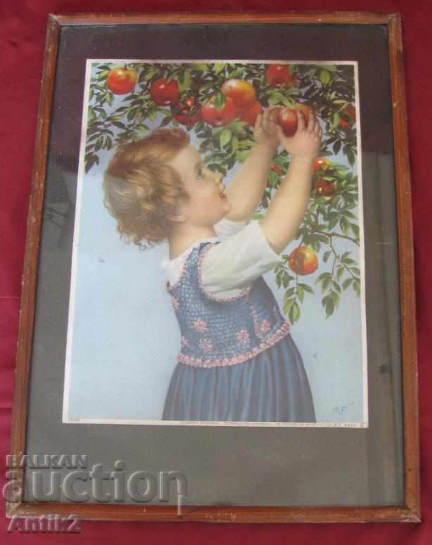 Πρωτότυπο Χρωμολιθόγραφο 19ου αιώνα