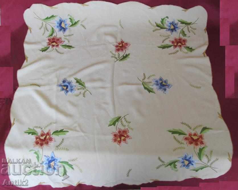Old Silk Tablecloth - 5