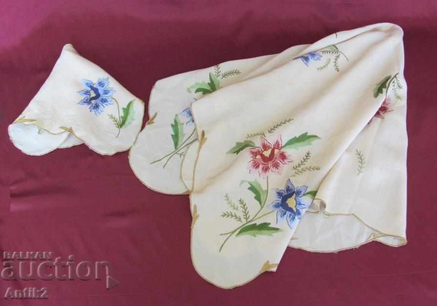 Old Silk Tablecloth