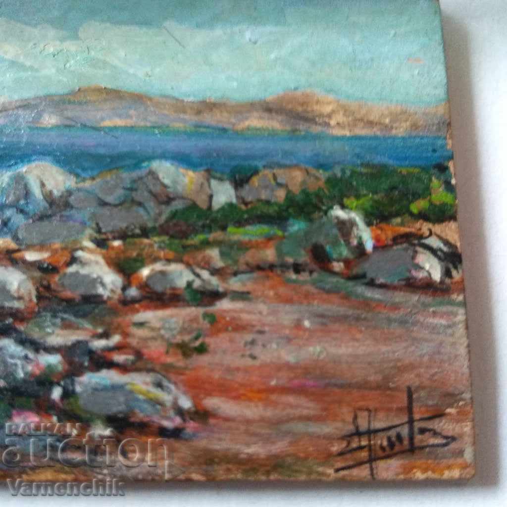 Amazing OLD miniature oil paintings ORIGINAL signed with price 85.00 BGN | € 43.46 Amazing OLD miniature oil paintings ORIGINAL signed with price 85.00 BGN | € 43.46