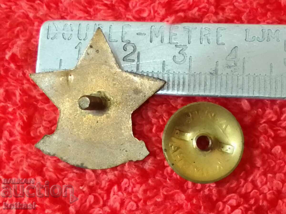 Rare Star Sign Badge EXCELLENT MLHP Enamel Screw-on Excellent with price 55.00 BGN | € 28.12 Rare Star Sign Badge EXCELLENT MLHP Enamel Screw-on Excellent with price 55.00 BGN | € 28.12