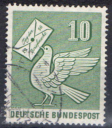 1956. ГФР. Ден на пощенската марка.