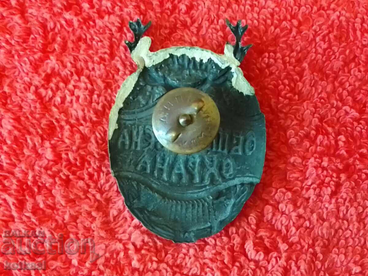 Auction Old Badge Badge PUBLIC PROTECTION NLRS on a screw Auction Old Badge Badge PUBLIC PROTECTION NLRS on a screw