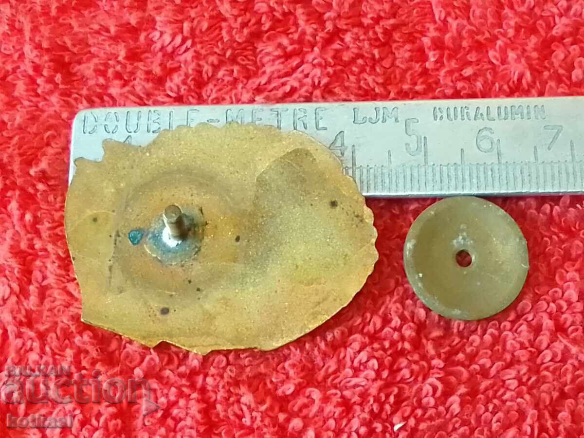 Old enamel badge EXCELLENT in military and political training screw with price 45.50 BGN | € 23.26