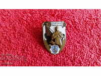 Old soc Badge Badge screw enamel EXCELLENT BORDERMAN