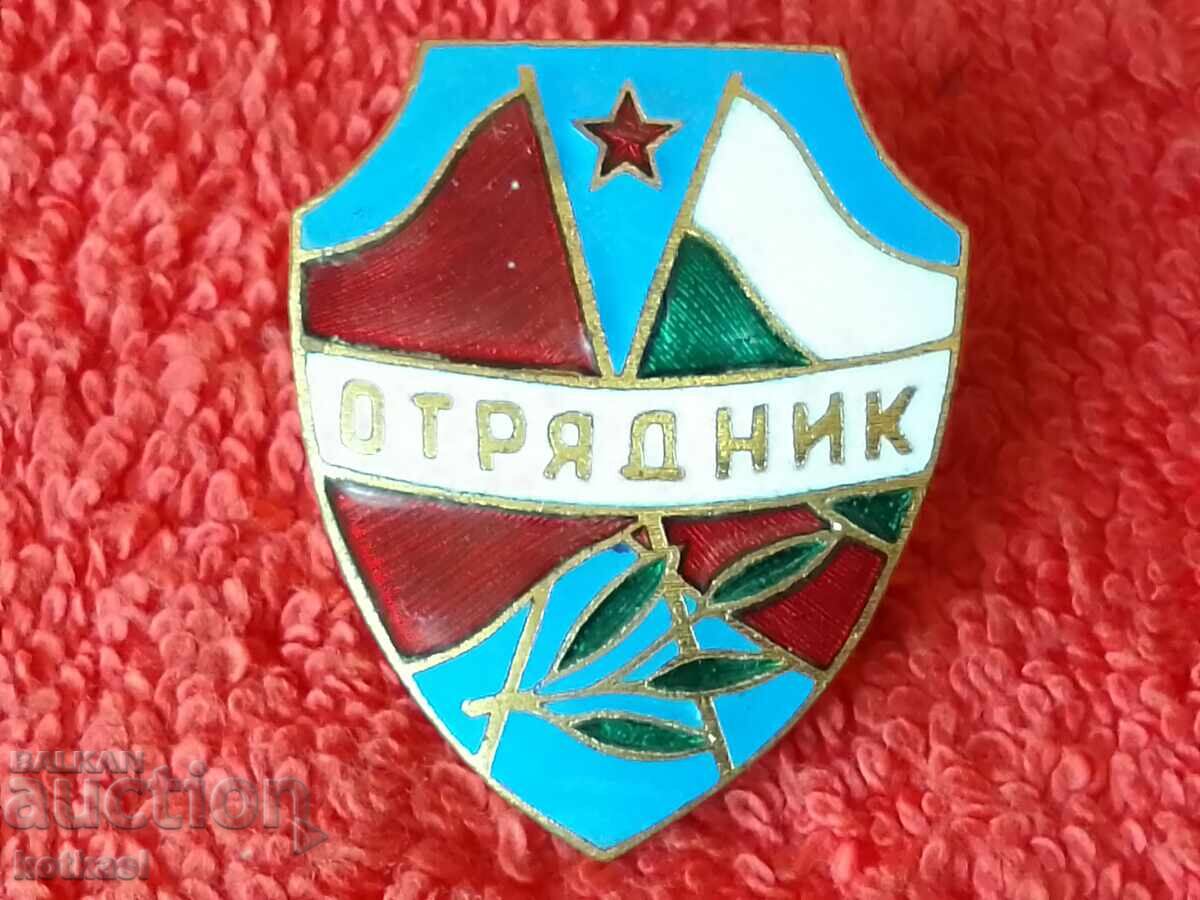 Delivery of Old social sign badge enamel bronze SOLDIERS on screw Delivery of Old social sign badge enamel bronze SOLDIERS on screw