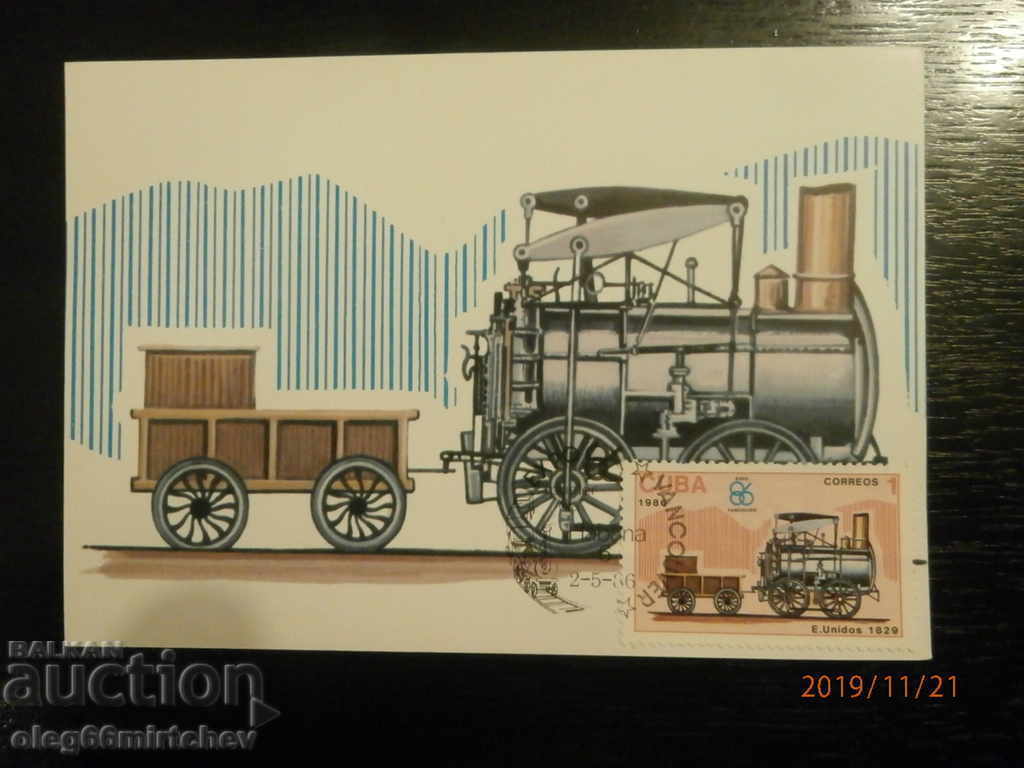 Cuba - KM locomotives 6 pieces. - 6 Cuba - KM locomotives 6 pieces. - 6