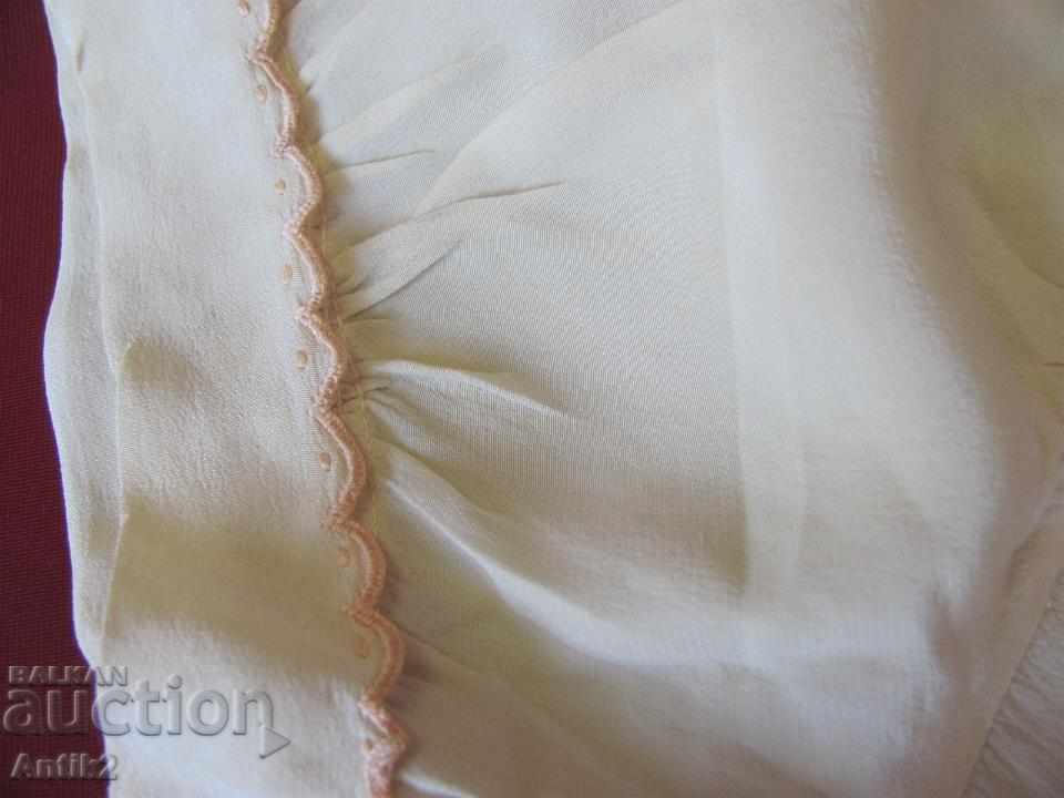 30s Old Kids Silk Dress - 5