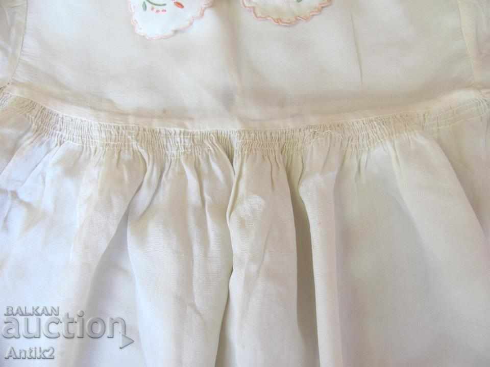 30s Old Kids Silk Dress - 6