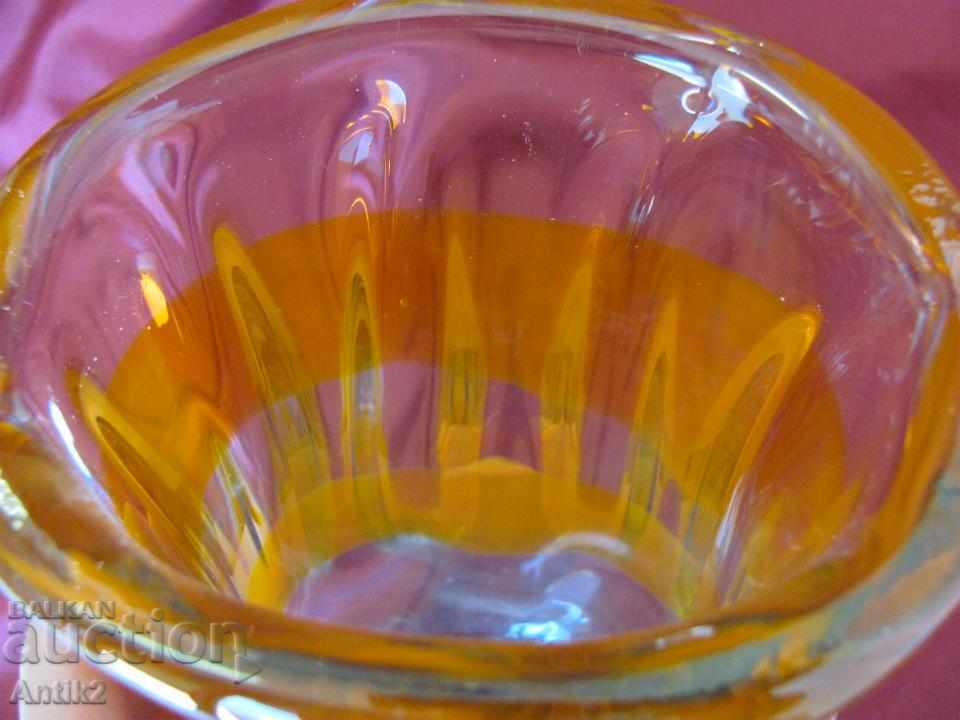 Morano Crystal Glass Large Massive Vase with price 375.00 BGN | € 191.73