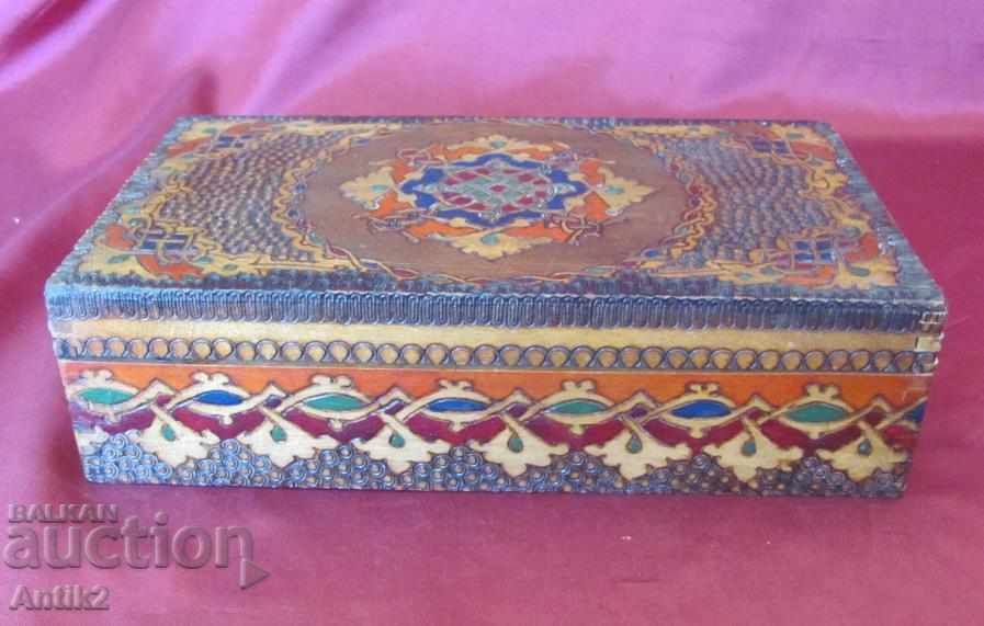 Ξύλινο κουτί κοσμημάτων από το 19ο αιώνα