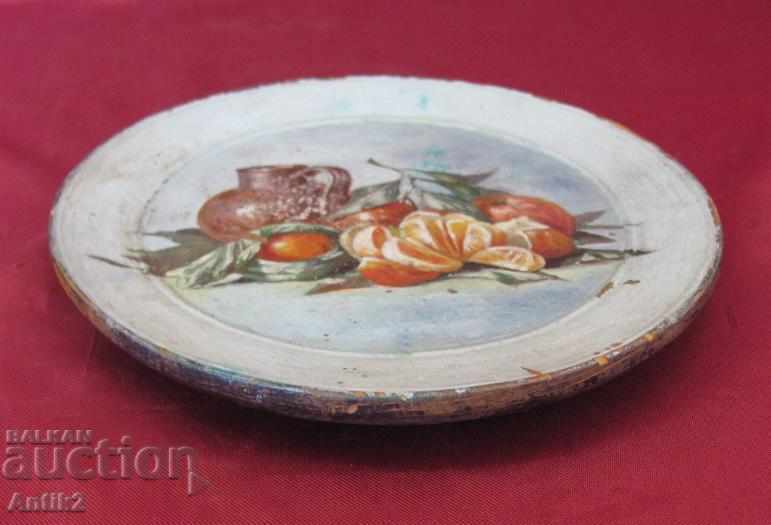 Auction 19th Century Oil Painting on Still Life Tree Auction 19th Century Oil Painting on Still Life Tree