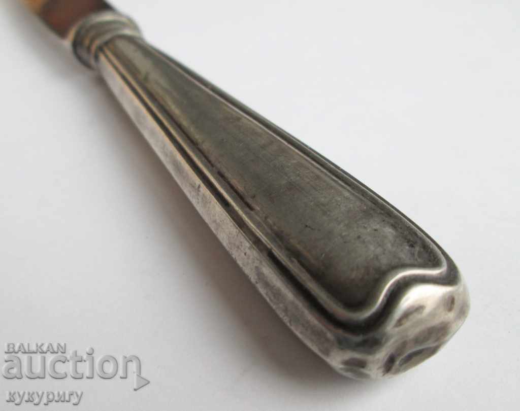 Old antique silver knife for eating with price 25.00 BGN | € 12.78 Old antique silver knife for eating with price 25.00 BGN | € 12.78