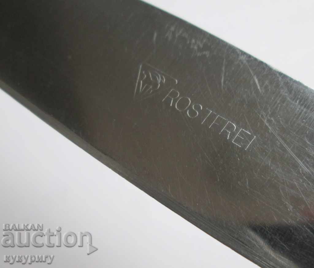 Old antique silver knife for eating - 6 Old antique silver knife for eating - 6