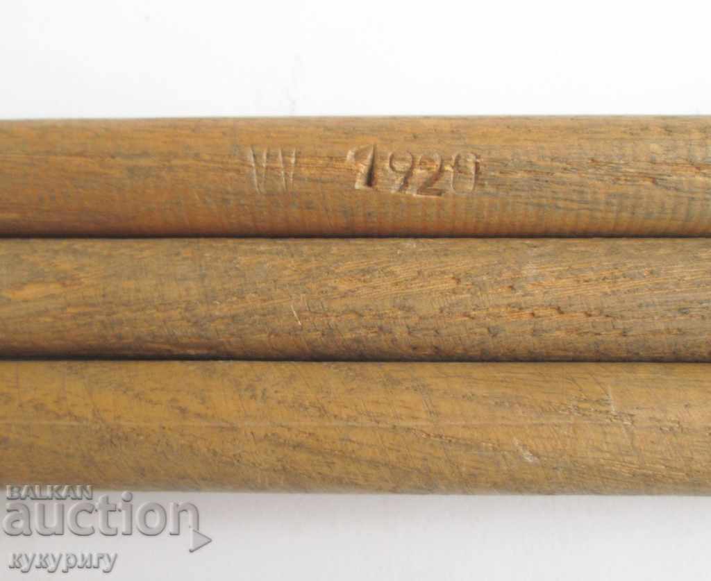 Auction Old whip whip for rifle made of bronze and wood Auction Old whip whip for rifle made of bronze and wood