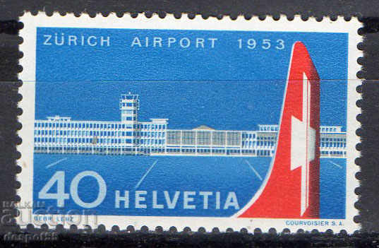 1953 Switzerland. Commissioning of the Zurich Airport